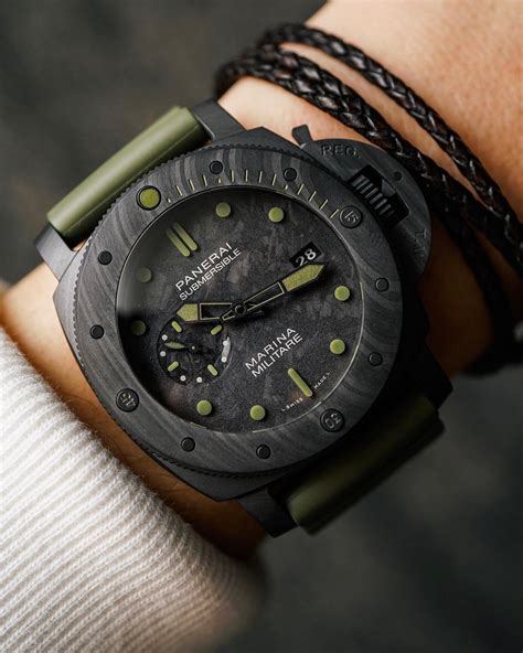 black carbon carbotech panerai|panerai marina militare carbotech.